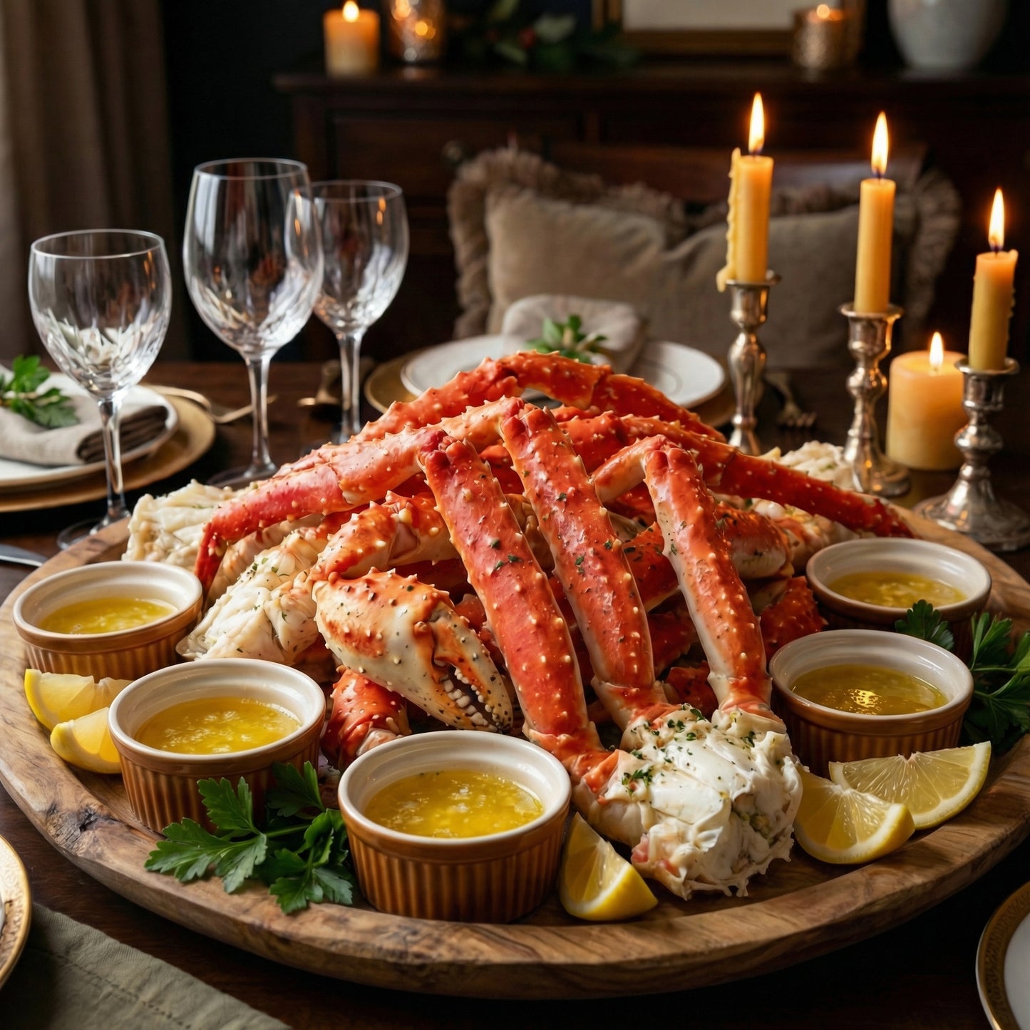 Premium King Crab Legs – Sweet, Succulent Meat & Ocean Depth 🦀